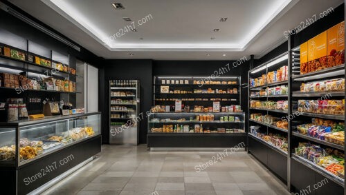 Elegant Gourmet Grocery Store Interior