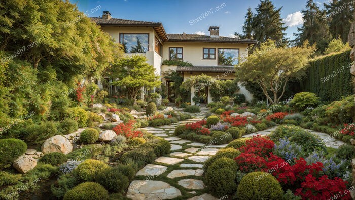 Elegant Japanese Garden Pathway Design