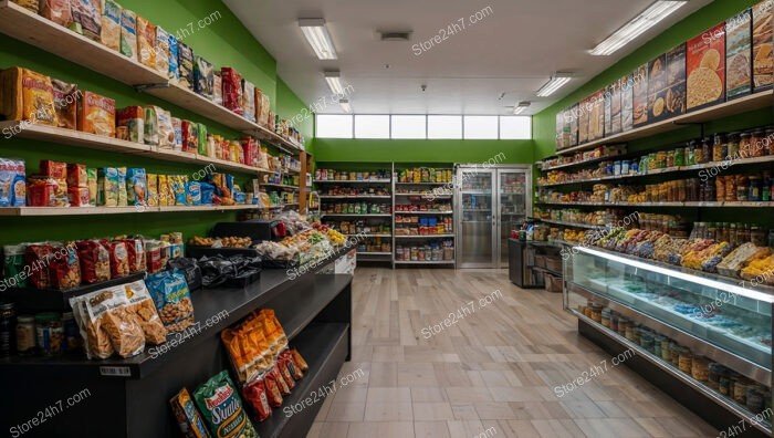 Green Grocer Shop Interior Display