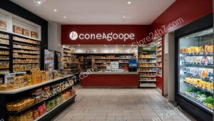 Grocery Shop Interior Modern Lighting