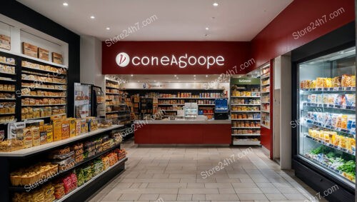 Grocery Shop Interior Modern Lighting