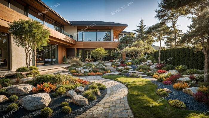 Harmonious Backyard Oasis Landscape Design