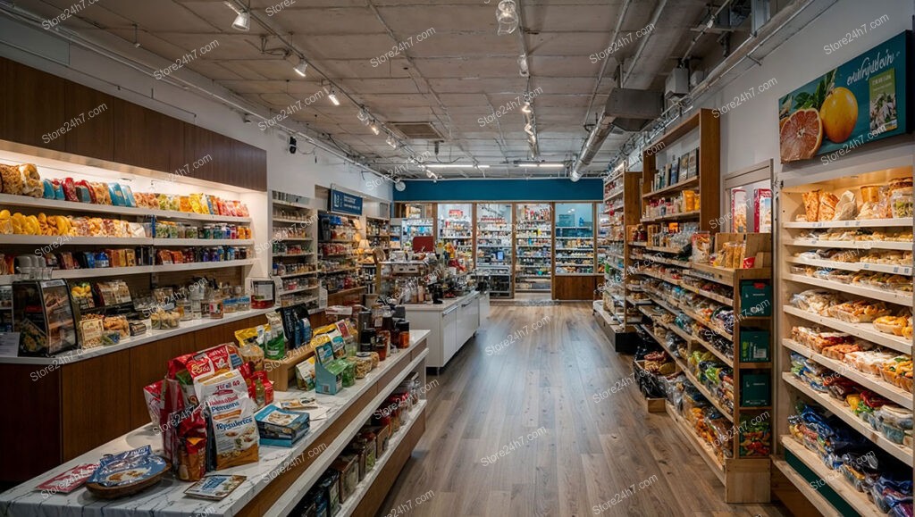 Clean Inviting Store Inviting Grocery Store Interior View | Image 4080 x 2304 px