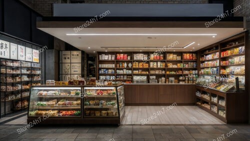 Modern Asian Grocery Store Display