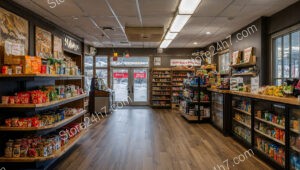 Modern Convenient Store Interior View