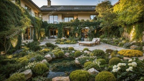 Modern Elegance in Natural Garden Landscape