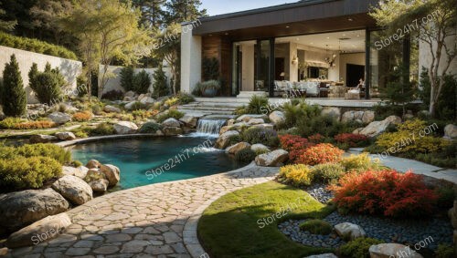 Modern Elegance: Poolside Landscape Design