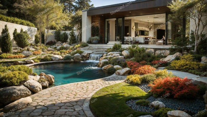 Modern Elegance: Poolside Landscape Design