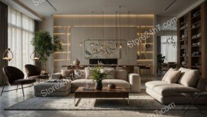 Modern Elegant Living Room Interior Design