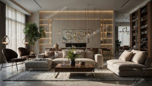 Modern Elegant Living Room Interior Design