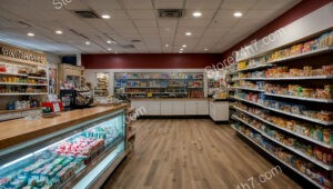 Modern Grocery Store Interior