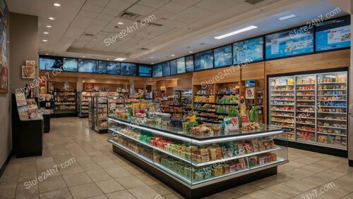 Modern Supermarket Interior Clean Design