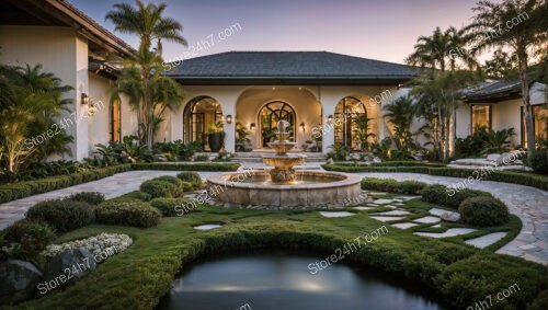 Regal Courtyard Fountain Serenity Design