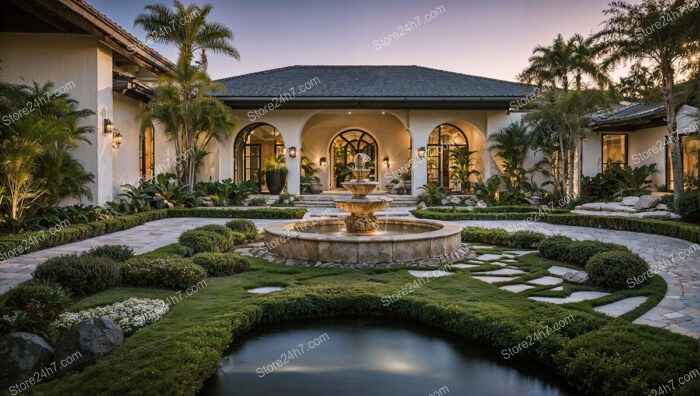 Regal Courtyard Fountain Serenity Design