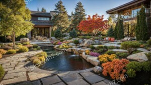 Sculpted Elegance in Residential Landscape Design