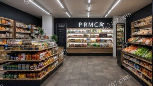 Sleek Modern Grocery Store Design