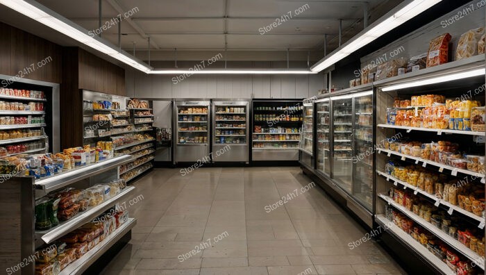 Sleek Modern Grocery Store Layout