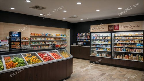 Sleek Supermarket Interior Design Display