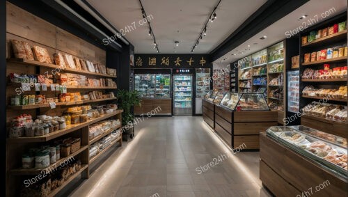 Sophisticated Asian Delicacies Market Interior