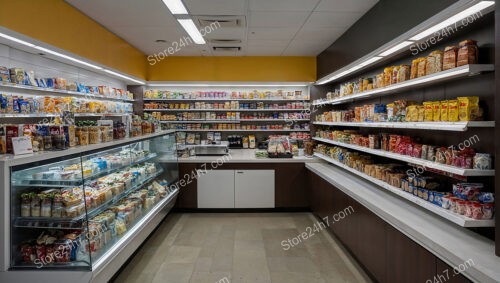 Streamlined Grocery Store Shelving Design