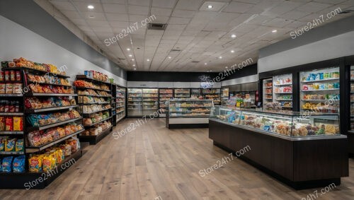 Streamlined Supermarket Interior Design