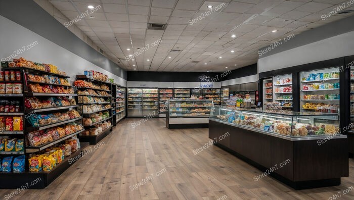 Streamlined Supermarket Interior Design