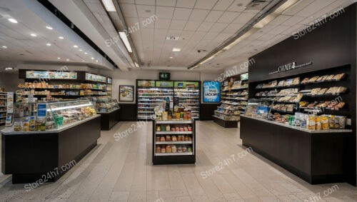 Streamlined Supermarket Layout and Lighting