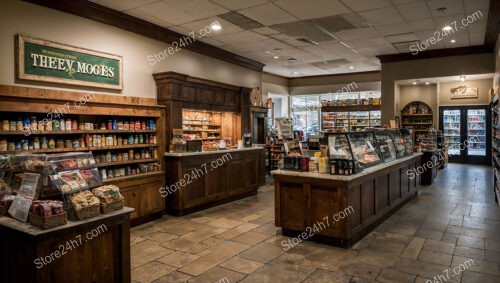 Traditional Deli Store Interior View