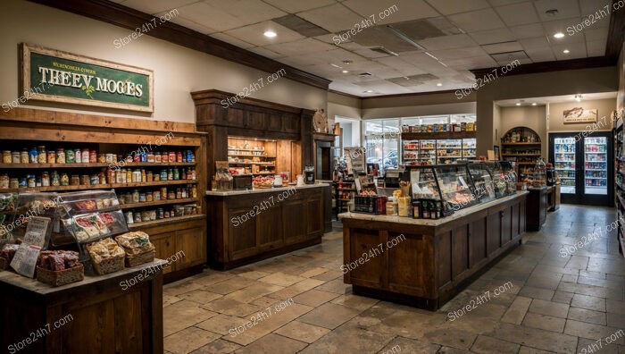 Traditional Deli Store Interior View