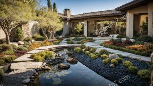 Tranquil Garden Stream Natural Elegance