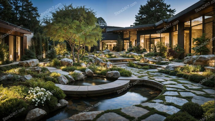 Tranquil Zen Garden Water Feature