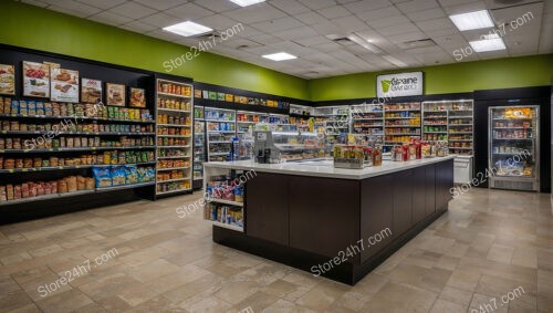 Vibrant Grocery Store Interior Showcase