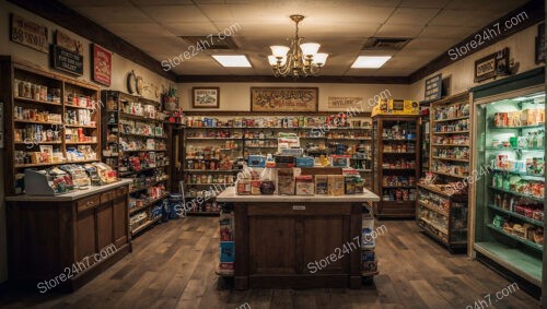 Vintage General Store Interior Scene