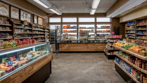 Warm Deli Market Shop Interior