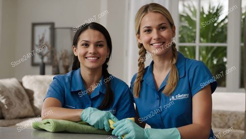 Friendly Cleaning Team Home Comfort