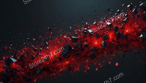 Crimson Chaos of Geometric Fragments