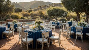 Beautiful Outdoor Banquet Setup by Catering Service