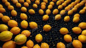 Lemons on Honeycomb Patterned Grid