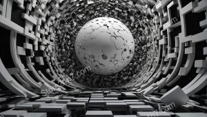 Fragmented Sphere in Structured Chaos