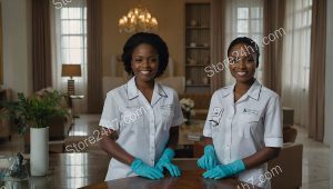 Immaculate Home Cleaning Service Team