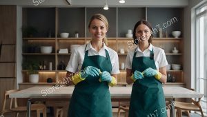 Friendly Home Cleaning Team Prepared