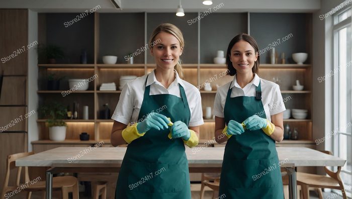 Friendly Home Cleaning Team Prepared
