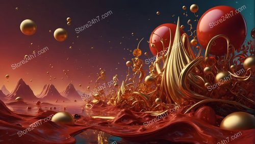 Red Planet’s Golden Fluid Dynamics