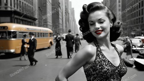 Timeless Pin-Up Style New York Street