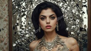 Ethereal Beauty Amidst Shattered Dreams