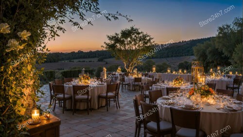 Elegant Outdoor Banquet Space by Premier Catering Service