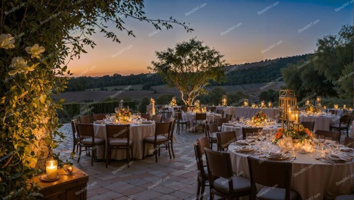 Elegant Outdoor Banquet Space by Premier Catering Service