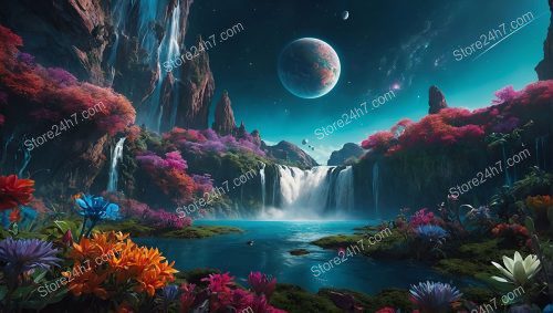 Fantastical Waterfalls in Cosmic Eden