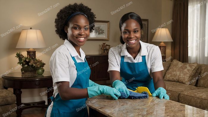 Dedicated Home Cleaning Service Team