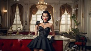 Sophisticated Fifties Pin-Up Elegance Redefined